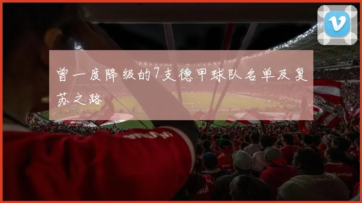 曾一度降级的7支德甲球队名单及复苏之路